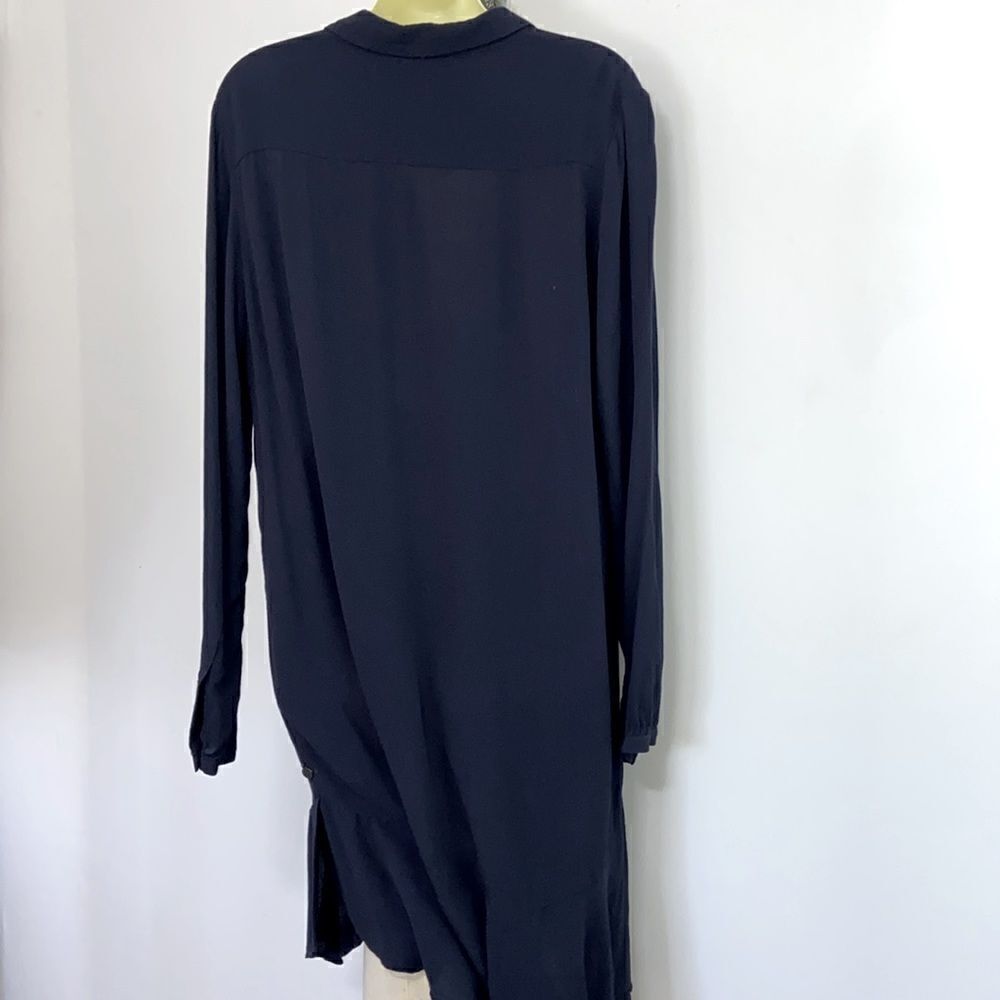 Scotch and Soda Dress Navy Blue Button Down NWOT Sz Small - Picture 6 of 7